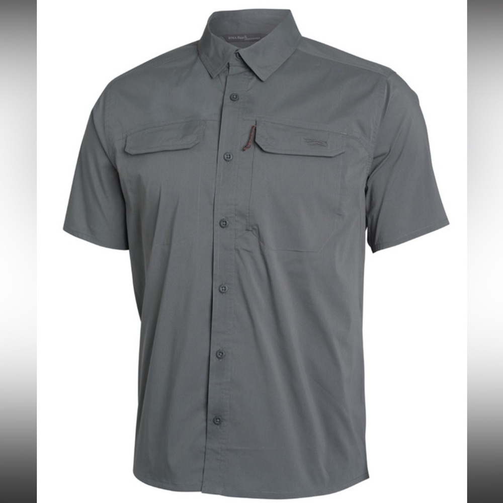 Sitka Men’s Globetrotter Gray Short Sleeve